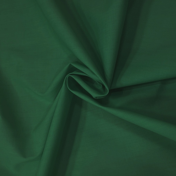 Budget Polycotton by the Roll - BOTTLE GREEN